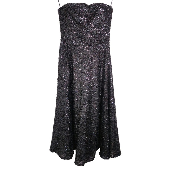 Dress the Population Dresses & Skirts - Dress The Population Black Sequin Dress Cocktail Christmas Party Size S NWT